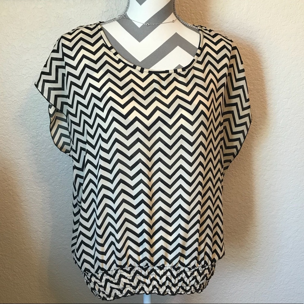 Chevron work shirt